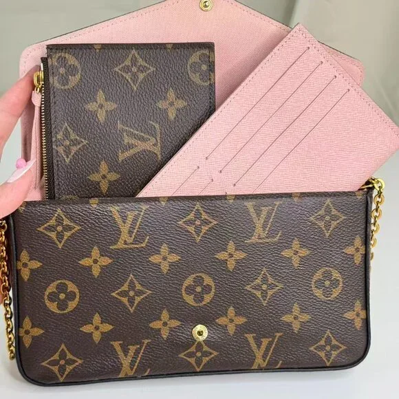 Louis Vuitton Monogram Canvas Limited Edition Felicie Shoulder Bag Crossbody - Picture 8 of 9